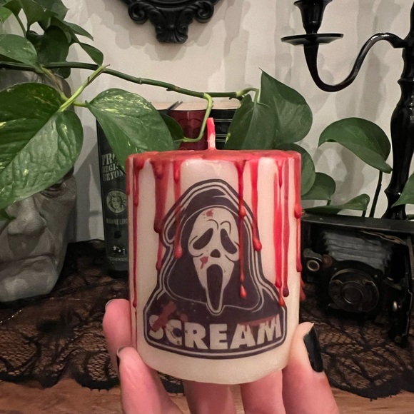 🔪🩸 Halloween horror spooky for Halloween handmade drip candle - Picture 10 of 17